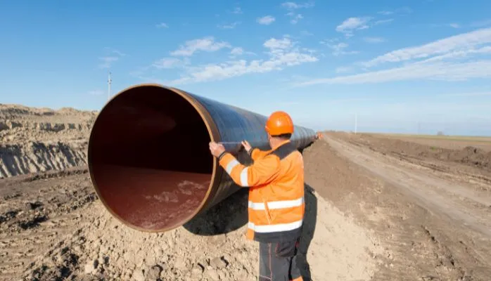 Constitution d'une servitude de passage pour une canalisation de distribution de gaz sur une propriété privée